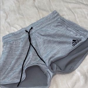 Gray Adidas shorts